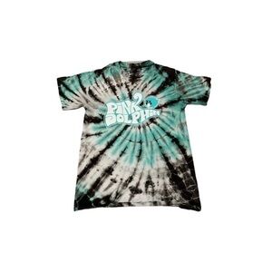 Pink Dolphin Tie Dye Tee Size Small